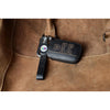 JVCV® Soft Handmade Lychee Pattern Leather Key Cover Compatible with Land Rover and Jaguar Smart Key
