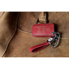 JVCV® Soft Handmade Lychee Pattern Leather Key Cover Compatible with Land Rover and Jaguar Smart Key