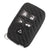 Carbon Fiber Pattern Key Cover Compatible with Land Rover and Jaguar Smart Key (Black)