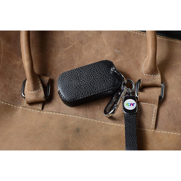 JVCV® Soft Handmade Lychee Pattern Leather Key Cover Compatible with Mahindra XUV 700, Thar, Marazzo, Bolero, Scorpio, Scorpio N, XUV 300, TUV300 Plus and XUV 400 EV 3 Button flip Key