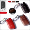 JVCV® Handmade Leather Car Key Cover – Compatible with New MG Hector, Hector Plus & Windsor EV Smart Key