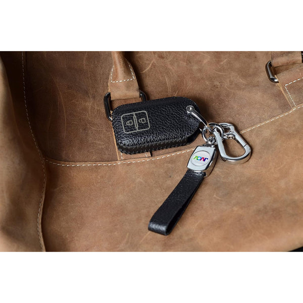JVCV® Soft Handmade Lychee Pattern Leather Key Cover Compatible with Suzuki Jimny, Fronx, Grand Vitara, BALENO, XL6, Swift, ERTIGA, DZIRE and Toyota Glanza Urban Cruiser Hyryder 2 Button Smart Key