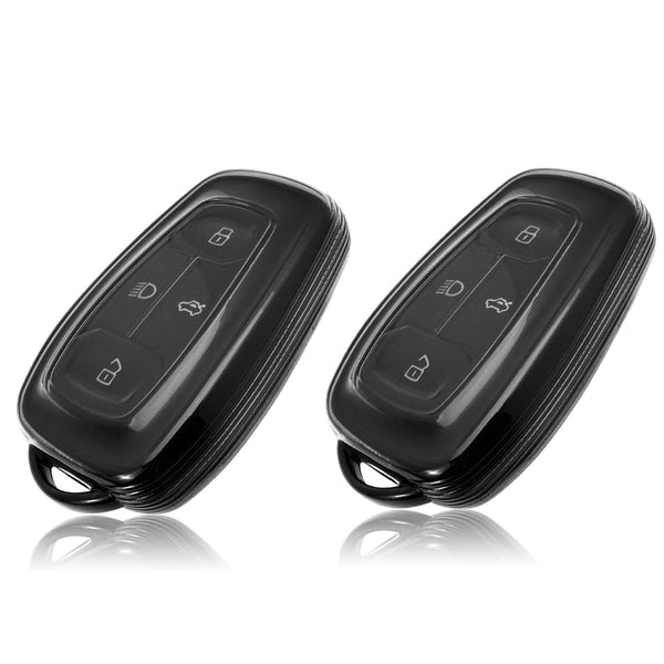 JVCV® Soft TPU Transparent Cover – Compatible with Tata Smart Keys (Transparent Black)