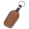 JVCV® Soft Handmade Leather Key Cover Compatible with Toyota Fortuner, Hilux, Innova Crysta, Fortuner Legender, Innova HyCross, Land Cruiser 2B/3B Smart Key