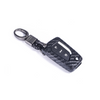 Car Styling Soft Carbon Fiber Pattern Key Cover Compatible with Toyota Folding Key with Keychain