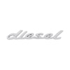 JVCV® 3D Metal Diesel Sticker for Car Fuel Tank Chrome Logo Decal Emblem Badge for All Cars and Bikes