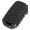 Hard Case Key Cover Compatible with Kia Seltos 2023 Facelift HTX and Carens X Line 4 Button Smart Key (Carbon Black)
