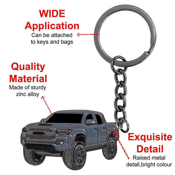 JVCV® Metal Car Model Keychain – Premium Automotive Keyring & Stylish Gift for Car Lovers, Enthusiasts & Collectors