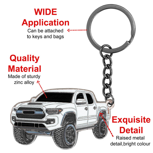 JVCV® Metal Car Model Keychain – Premium Automotive Keyring & Stylish Gift for Car Lovers, Enthusiasts & Collectors