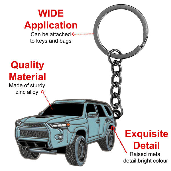 JVCV® Metal Car Model Keychain – Premium Automotive Keyring & Stylish Gift for Car Lovers, Enthusiasts & Collectors