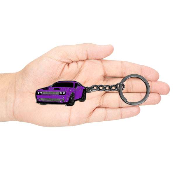JVCV® Metal Car Model Keychain – Premium Automotive Keyring & Stylish Gift for Car Lovers, Enthusiasts & Collectors