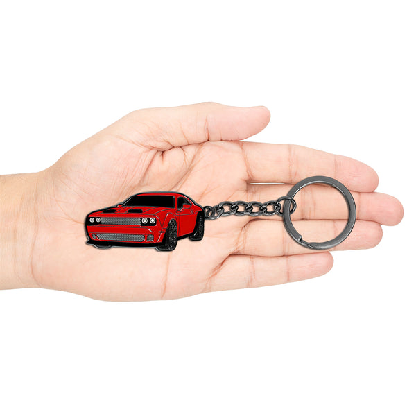 JVCV® Metal Car Model Keychain – Premium Automotive Keyring & Stylish Gift for Car Lovers, Enthusiasts & Collectors