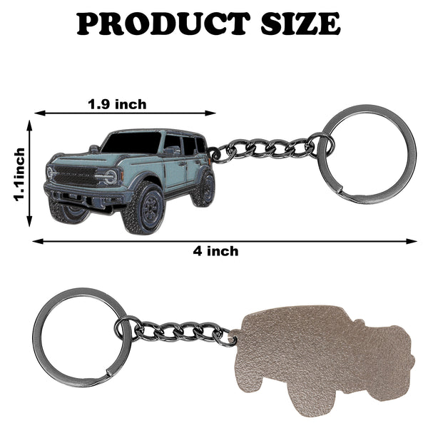 JVCV® Metal Car Model Keychain – Premium Automotive Keyring & Stylish Gift for Car Lovers, Enthusiasts & Collectors