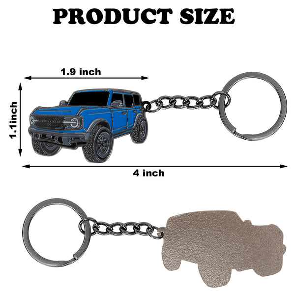 JVCV® Metal Car Model Keychain – Premium Automotive Keyring & Stylish Gift for Car Lovers, Enthusiasts & Collectors