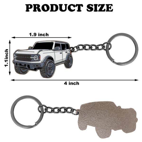 JVCV® Metal Car Model Keychain – Premium Automotive Keyring & Stylish Gift for Car Lovers, Enthusiasts & Collectors