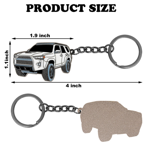 JVCV® Metal Car Model Keychain – Premium Automotive Keyring & Stylish Gift for Car Lovers, Enthusiasts & Collectors