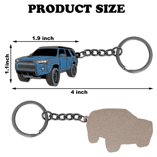 JVCV® Metal Car Model Keychain – Premium Automotive Keyring & Stylish Gift for Car Lovers, Enthusiasts & Collectors