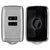JVCV® Soft Matte Finish TPU Key Cover Compatible with Renault Kiger Triber Smart Key (GunMetal Grey)