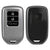 JVCV® Soft Matte Finish TPU Cover Compatible with Honda City, Elevate, Civic, Jazz, Amaze, CR-V, WR-V, BR-V 3/4 Button Push Button Start Smart Key (GunMetal Grey)