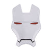 JVCV® 3D Metal Iron M face Sticker Chrome Logo Decal Emblem Badge for All Cars Bikes Laptops Headphones Helmets Home Office Accessory