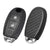 Silicone Carbon Fiber Pattern Key Cover Compatible With Maruti Suzuki Baleno Ciaz Vitara Brezza S Cross Swift Ignis And Toyota Urban Cruiser Smart Key (Black)
