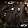 JVCV® Premium Metal & Leather Key Cover – Compatible with BYD Atto 3, Seal, Sealion 7 & eMax 7 Smart Key
