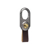 JVCV® Leather Universal Keychain with Zinc Alloy Buckle Light weight Ring Hook Accessories Holder Organizer for Car Bike Home Office Keys for Men and Women