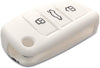 JVCV® Car Key Cover Compatible with Audi A1 A3 A6 Q2 Q3 Q7 TT TTS R8 S3 S6 RS3 Folding Key - Rally Stripe