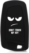JVCV® Car Key Cover Compatible with BMW Smart Key - Don't Touch My Key