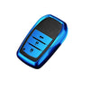 JVCV® Premium Soft TPU Leather Pattern Key Cover Compatible with Toyota Smart Key