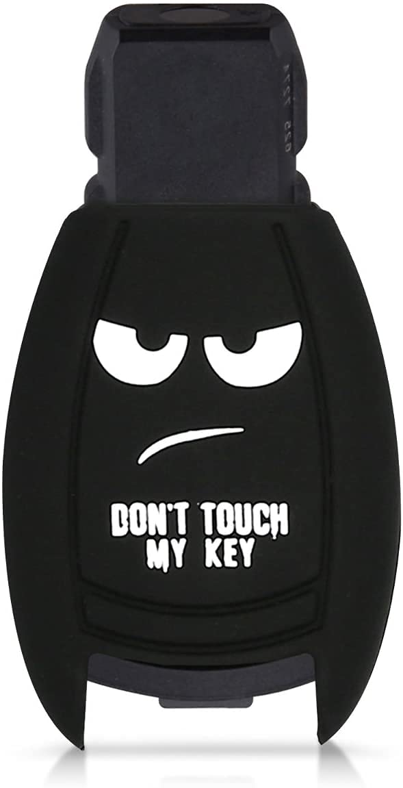 JVCV® Car Key Cover Compatible with Mercedes Benz Smart Key - Don't Touch My Key