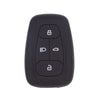 JVCV® Car Key Cover Compatible with Tata Nexon, Harrier, Tiago EV, Altroz, Tigor, Safari, Nexon EV, Punch, Punch EV 4 Button Smart Key - Rally Stripes