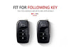 JVCV® Premium Soft TPU Leather Pattern Key Cover Compatible with Toyota Smart Key