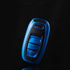 JVCV® Premium Soft TPU Leather Pattern Key Cover Compatible with Audi Smart Key