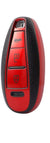 JVCV® Premium Soft TPU Leather Pattern Key Cover Compatible with Maruti Suzuki 3 Button Baleno Ciaz Vitara Brezza S Cross Swift Ignis and Toyota Urban Cruiser Smart Key