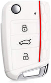 JVCV® Car Key Cover Compatible with Skoda Octavia, Kodiaq Superb Folding Key - Don’t Touch My Key
