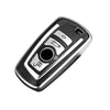 JVCV® Premium Soft TPU Leather Pattern Key Cover Compatible with BMW Smart Key