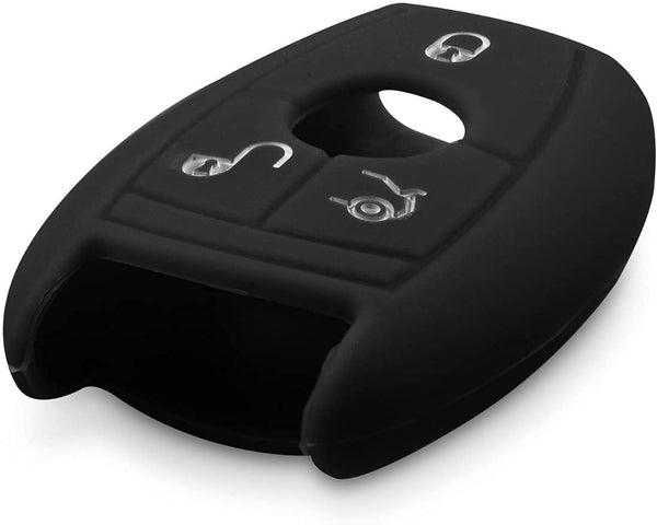 JVCV® Car Key Cover Compatible with Mercedes Benz Smart Key - Don't Touch My Key
