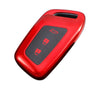 JVCV® Premium Soft TPU Leather Pattern Key Cover Compatible with New MG Hector, Hector Plus and Windsor EV Smart Key