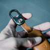 JVCV® Leather Universal Keychain with Zinc Alloy Buckle Light weight Ring Hook Accessories Holder Organizer for Car Bike Home Office Keys for Men and Women