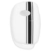 JVCV® Car Key Cover Compatible with Hyundai Creta Venue Aura Elite i20 Grand i10 Nios Xcent 3 Button Flip Key - Rally Stripe