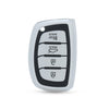 JVCV® Premium Soft TPU Leather Pattern Key Cover Compatible with Hyundai Alcazar Creta, i20 2021, Venue, Tucson, Elantra,i20 N Line 2021 4 Button Smart Key