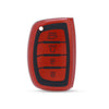 JVCV® Premium Soft TPU Leather Pattern Key Cover Compatible with Hyundai Smart Key