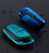 JVCV® Premium Soft TPU Leather Pattern Key Cover Compatible with MG ZS EV and Astor Smart Key