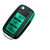 JVCV® Premium Soft TPU Leather Pattern Key Cover Compatible with Volkswagen Polo Vento Jetta Ameo Passat and Skoda Rapid Laura Superb Octavia Fabia Yeti Folding Key