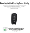 JVCV® Marble Gold Border TPU Key Cover Compatible with Audi A1 A3 A6 Q2 Q3 Q7 TT TTS R8 S3 S6 RS3 Folding Key