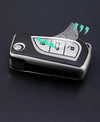 JVCV® Premium Soft TPU Leather Pattern Key Cover Compatible with Toyota Innova Crysta and Corolla Altis Flip Key