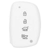 JVCV® Car Key Cover Compatible with Hyundai Alcazar Creta Venue i20 Tucson Elantra 4 Button Smart Key - Rally Stripe