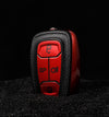 JVCV® Premium Soft TPU Leather Pattern Key Cover Compatible with Tata Nexon, Harrier, Tiago EV, Altroz, Tigor, Safari, Nexon EV, Punch, Punch EV 4 Button Smart Key