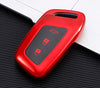 JVCV® Premium Soft TPU Leather Pattern Key Cover Compatible with New MG Hector, Hector Plus and Windsor EV Smart Key